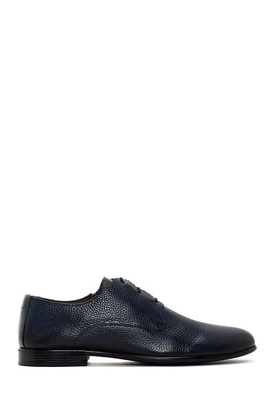 Derimod Men's Navy Blue Leather Classic Shoes - Black 24sfd6016ft