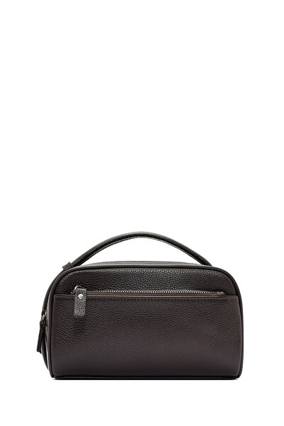 Derimod حقيبة يد جلدية بنية للرجال 23WBD3200FT