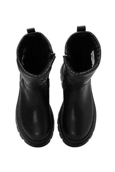 Binono Černé dívčí boty Agent F 3pr