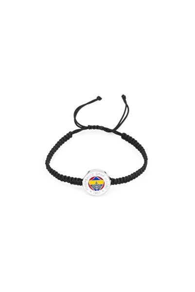 Fenerbahçe Fb Logo Makrome (SİYAH) Bileklik