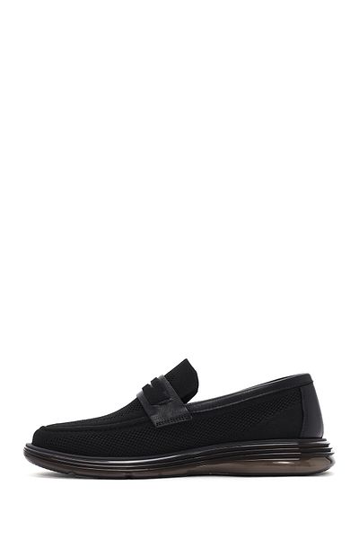 Derimod Pantofi pentru bărbați din țesătură neagră Penny Loafer Pantofi ocazional Pantofi de zi cu zi 24sfd63696f
