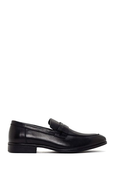 Derimod Black Leather Men's Loafer - 24sfd 676418