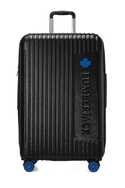 lumberjack BERLIN -B ABS 5FX Siyah Unisex Büyük Boy Valiz