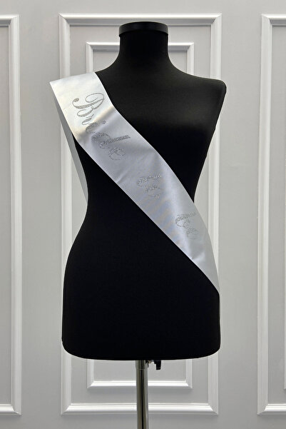 ZEYMERADE Beyaz Gümüş Bride To Be Gelin Kuşağı Kemeri Bekarlığa Veda Partisi ...