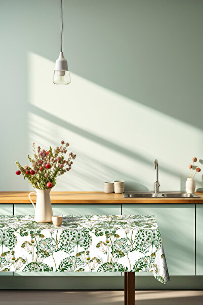 MORLİDO Masa Örtüsü Yıkanabilir Silinebilir Hijyenik Muşamba Pvc Masa Örtüsü