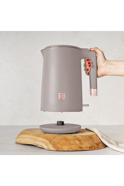 Berlinger Haus Double-walled electric kettle from the Taupe collection