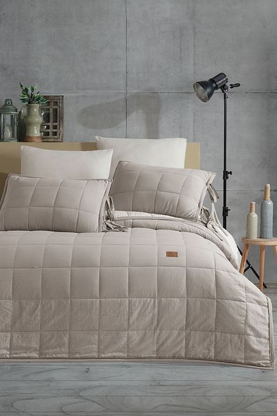 Elart Madelyn Double Bedspread 3 Pieces Ecru