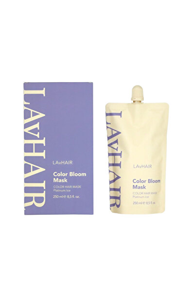 LAvHAIR Tonlayıcı saç bakım maskesi Color Bloom Maskesi (Platinum Ice)