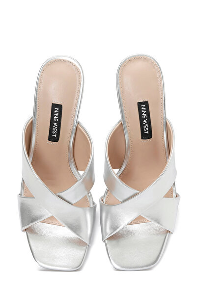Nine West Granı 4fx Gümüş Kadın Topuklu Terlik