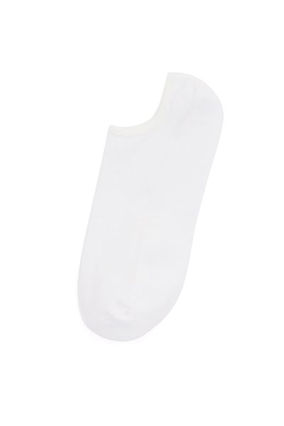 Derimod Șosete scurte de damă din bumbac alb - 000A2C40086F