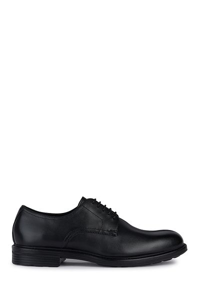 Geox Men's Black Walk Pleasure Lace-Up Leather Classic Shoes U45Cgb00043C9999