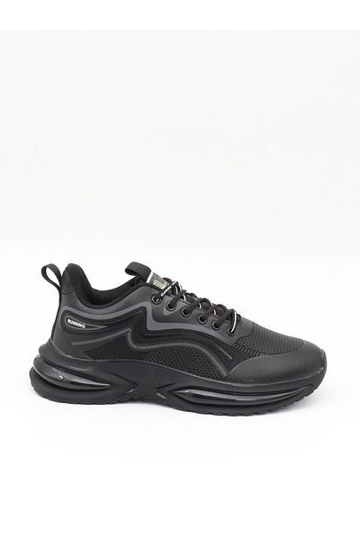 GAMELU Ανδρικά αθλητικά παπούτσια Crazy Black Smoked Fashion Air Sole