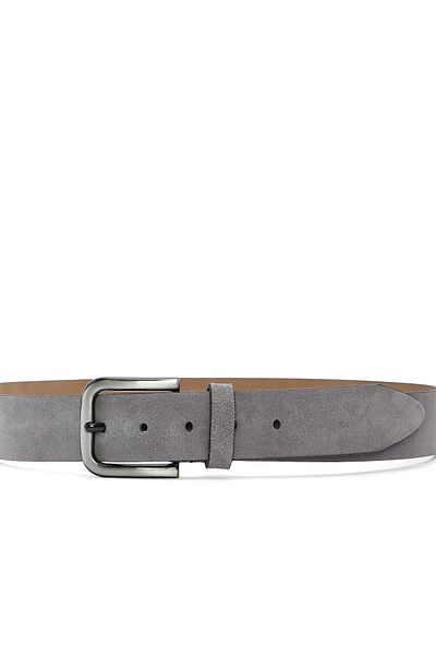 Derimod GrAy SueDe Men's LeAther Belt - 000A2D 1304610