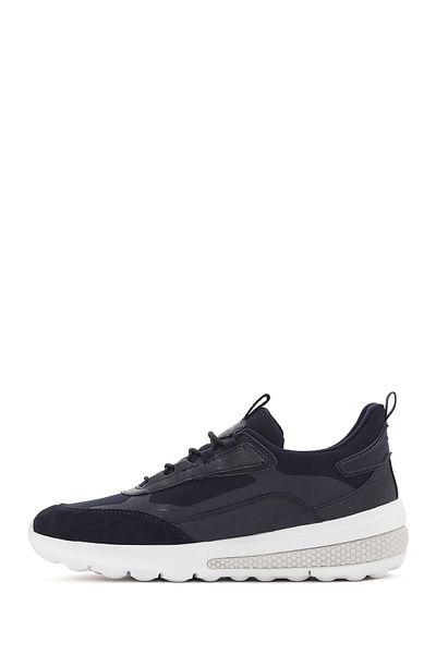 Geox Navy Blue Spherica Active Sneaker - Lace-up Fabric U45bad01122c4002