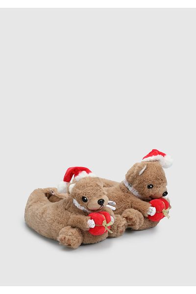 Twigy Кафяви чехли с животни - Дамски Regalo 36/41