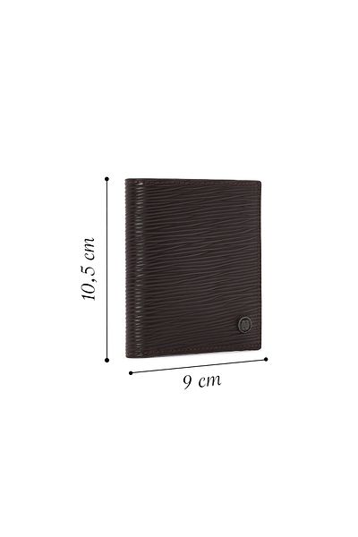 Derimod Men's Brown LeAther CArD HolDer - MoDel 000A2D 314226