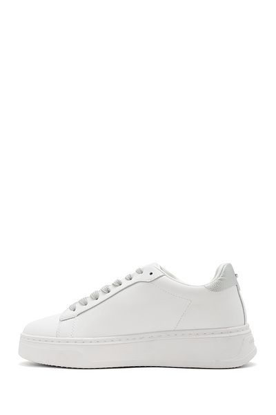 ALBERTO GUARDIANI White new Era Women's Leather Sneakers - Lace-up, g03g 100028