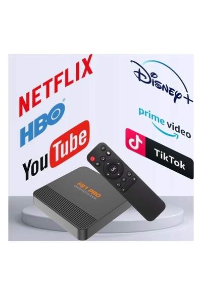 FS1PRO TEKNOLOJI 4k Pro Android Tv Box S / Prime Tv Stick Chromecast 4k - Q1