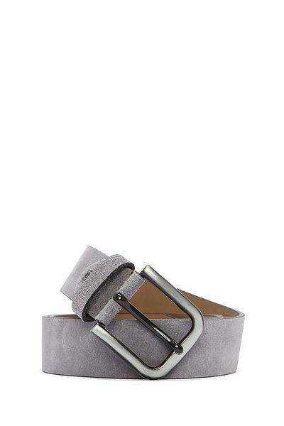 Derimod GrAy SueDe Men's LeAther Belt - 000A2D 1304610