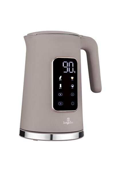 Berlinger Haus Electric Kettle With Digital Temperature Control 1.7 L Taupe Collection Fierbător