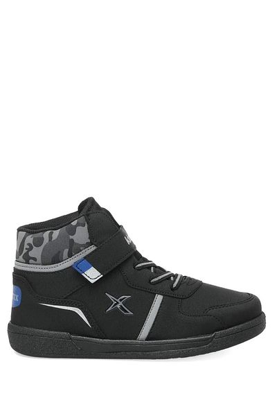 Kinetix Kreja Pu Hi 3pr 31-35 Black High-top Children's Shoes