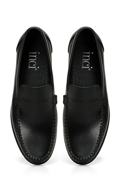 İnci Men's Oxford Abby Loafer - Casual Classic Black Shoes