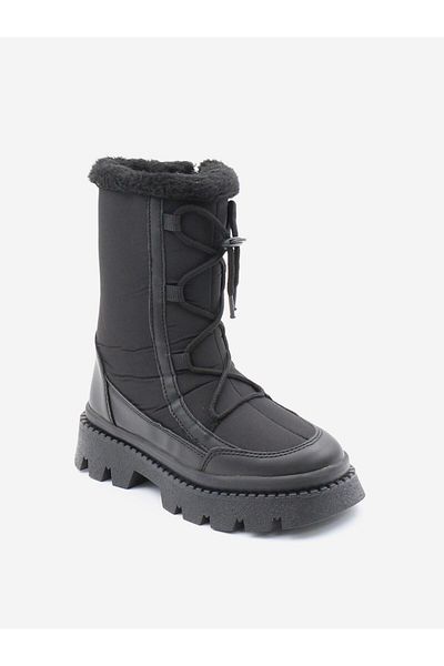 Pinokyo Cizme pentru copii Arizona Black 31-35 Furry Diving Fabric