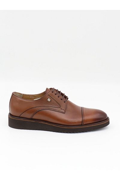 Fosco 2928 Tan Genuine Leather Eva Sole Men's Shoes