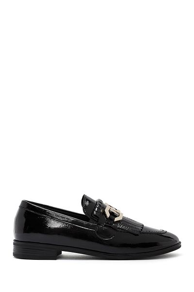 Derimod Pantofi de damă, negru, cu cataramă, din piele naturală, din piele naturală, masculin, casual, 24wfd200616