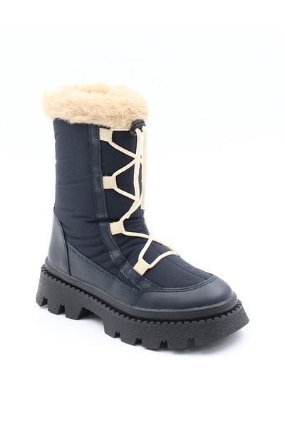 Pinokyo Παιδικές μπότες Arizona Navy Blue 31-35 Shearling Diver Fabric