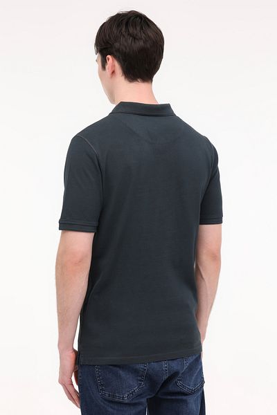 lumberjack Ανδρικό κοντομάνικο μπλουζάκι M-bs20 Bsc Polo T-sh 4fx Anthracite