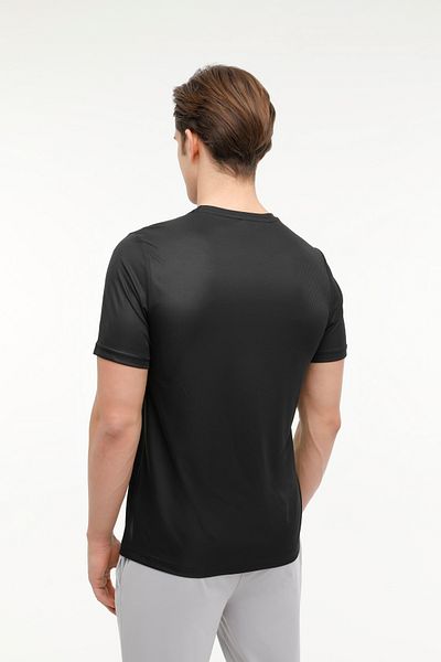 Kinetix MB 11BS106 4FX negru tricou cu mânecă scurtă pentru bărbați