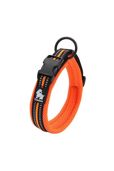 True Love Soft Sponge, Mesh, Orange Neck Collar