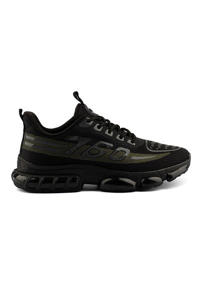 GAMELU Ανδρικά αθλητικά παπούτσια Reverse Black Yellow Fashion Sole