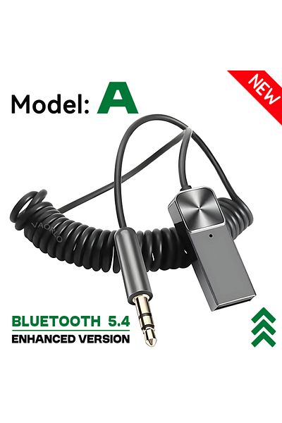 Choice V5.4 Model A New Upgrades Bluetooth 5.4 Audio Receiver Usb To 3.5mm Aux Car Wireless Music Adapter W