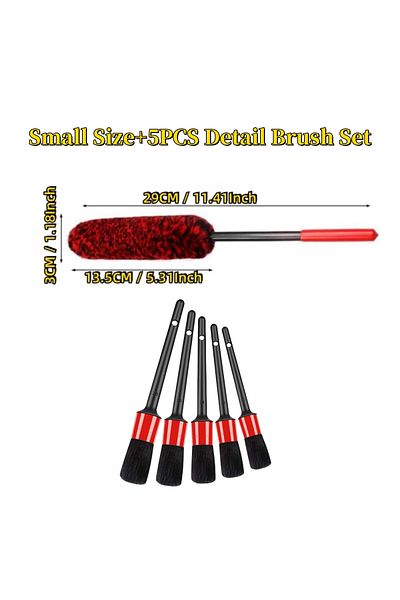 Choice Small Brush Set Auto Tire Wheel Detailing Brushs Set Multifunctional Car Cleaning Tools For Car Rim