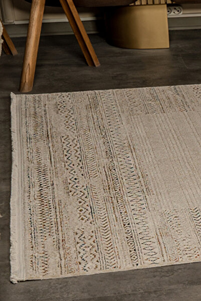 KREASYON HALI Hola HL007 Çok Renkli Hav Toz Vermez Salon Mutfak Koridor Oturm...