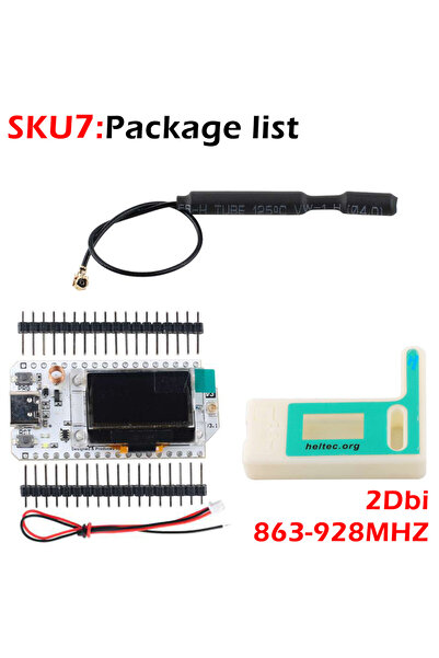 Choice1 SKU7 0.96 OLED Display ESP32 lora 32 v3 868MHz 915MHz HTIT-WB32LA_V3 LoRa32 SX1262 Development Board