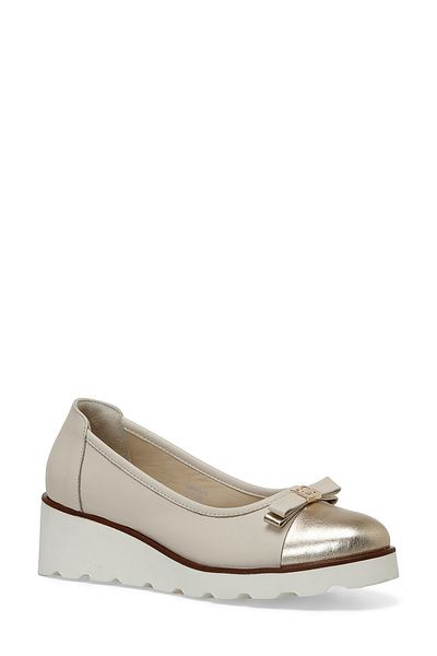 İnci INCI BORNEO 4FX Beige Damen-Keilschuhe