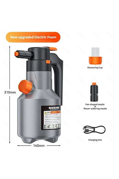 Choice Battery Powered Electric Grey Cenrr Electric Foam Sprayer Handheld Professional 2l Snow Foam Cannon