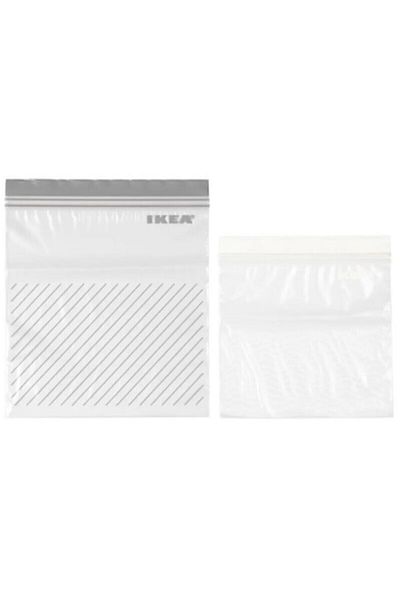 IKEA Istad Locked Refrigerator Bag 50 Pieces (25X24Cm and 21X19Cm)