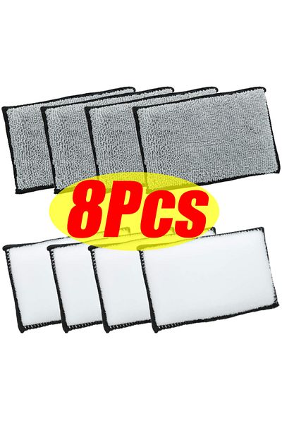 Choice 8pcs 2-10pcs Soft Double Side Microfiber Scrubbing Sponge Car Leather Cleaning Microfiber Towel Wax