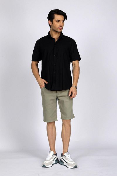 Lee Cooper Мъжки плетени шорти Lonceso, цвят A. Khaki