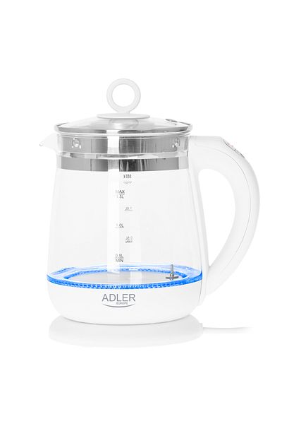 adler Fierbător de sticlă cu infuzor de ceai 1,5 L Adler AD 1299
