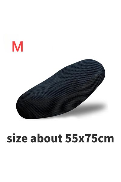 Choice M Motorcycle 3d Mesh Fabric Anti-skid Pad Scooter Seat Electric Bike Seat Cover Breathable Waterpro.