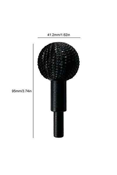 Choice ملحق نجارة دوار أسود 41.2 مم، رأس طحن ونحت الخشب، كرة دوارة من الكربيد