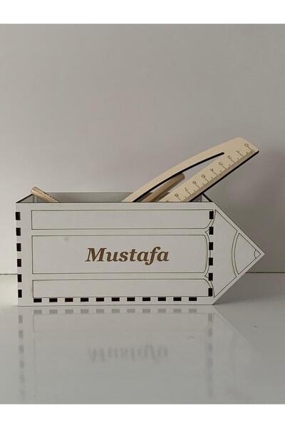 6. Pro Ahşap Isimli Kişiye Özel Kalemlik