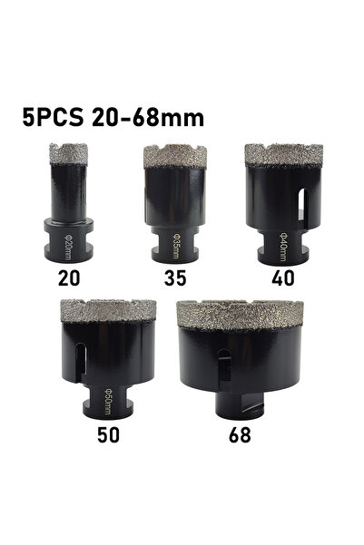 Choice 5 قطع، قطعة واحدة، خيط M14، مجموعة رؤوس مثقاب أساسية ملحومة بالتفريغ ا...