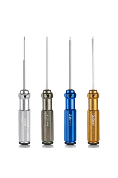 Choice 1.5mm MULTI 1Pcs Top Quality Titanium Nitride TiNi Hex Driver Wrench Screwdriver 1.5mm/2mm/2.5mm/3.