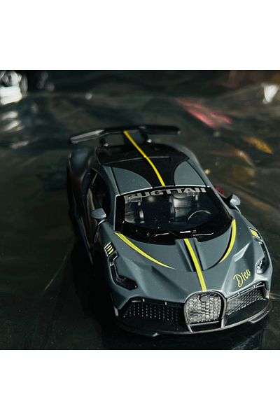 Choice Black Children's Alloy Car Model, Boy Simulation, Openable Car Model, Toy Car, Internet Famous New O